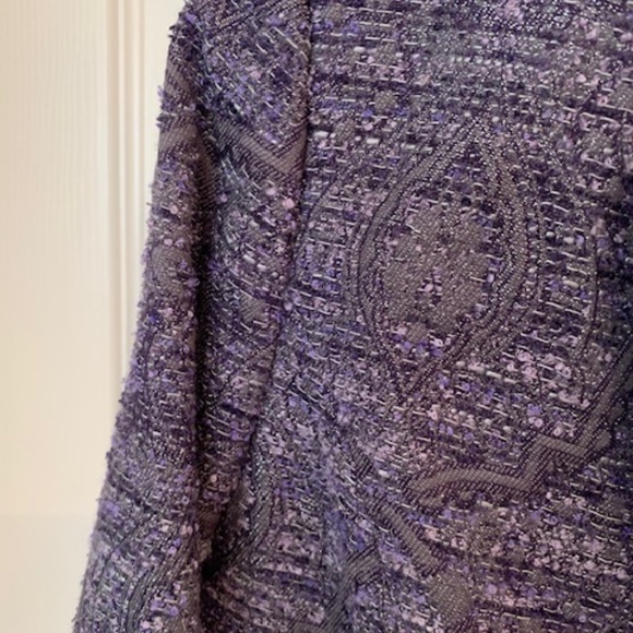 Shades of Purple and Silver Jacket/Blazer by Koret - Picture 6 of 10